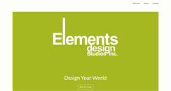 Desktop Screenshot of elementsdesignstudios.com